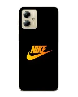 Чехол для Motorola MOTO G14 с картинкой «Золотой логотип Nike» Чехол для Motorola MOTO G14 с картинкой «Золотой логотип Nike»