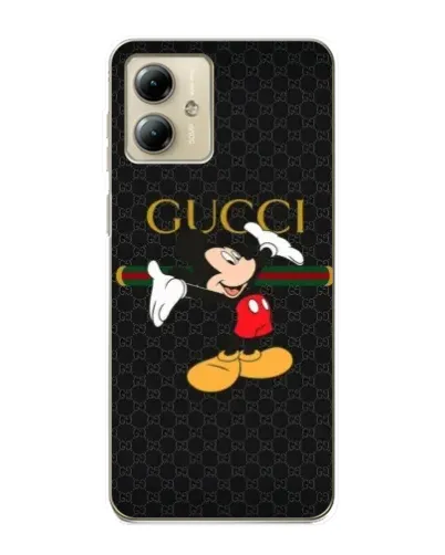 Чехол для Motorola MOTO G14 с картинкой «Микки Маус Gucci» Чехол для Motorola MOTO G14 с картинкой «Микки Маус Gucci»