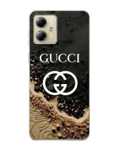 Чехол для Motorola MOTO G14 с картинкой «Gucci — песчаные дюны» Чехол для Motorola MOTO G14 с картинкой «Gucci — песчаные дюны»