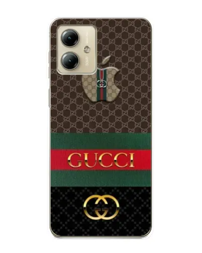 Чехол для Motorola MOTO G14 с картинкой «Gucci — брендированный десерт» Чехол для Motorola MOTO G14 с картинкой «Gucci — брендированный десерт»