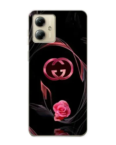 Чехол для Motorola MOTO G14 с картинкой «Gucci — неоновая роза» Чехол для Motorola MOTO G14 с картинкой «Gucci — неоновая роза»