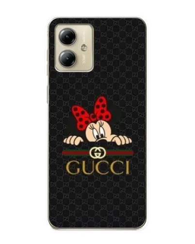 Чехол для Motorola MOTO G14 с картинкой «Минни Маус Gucci — черный» Чехол для Motorola MOTO G14 с картинкой «Минни Маус Gucci — черный»
