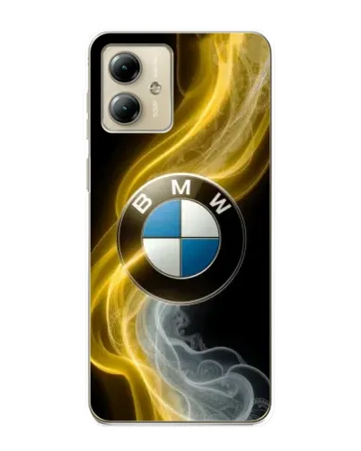 Чехол для Motorola MOTO G14 с картинкой «Золотистый дым BMW» Чехол для Motorola MOTO G14 с картинкой «Золотистый дым BMW»