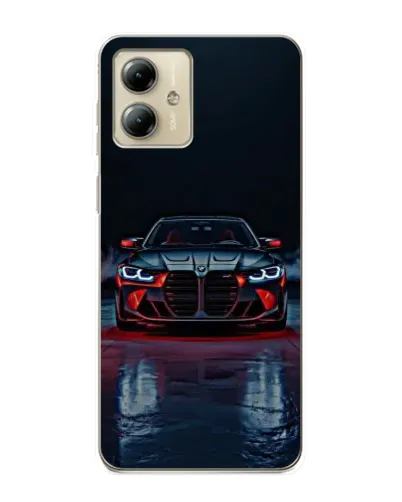 Чехол для Motorola MOTO G14 с картинкой «BMW на мокрой дороге» Чехол для Motorola MOTO G14 с картинкой «BMW на мокрой дороге»