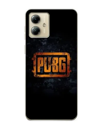 Чехол для Motorola MOTO G14 с картинкой «PUBG — золотой логотип» Чехол для Motorola MOTO G14 с картинкой «PUBG — золотой логотип»