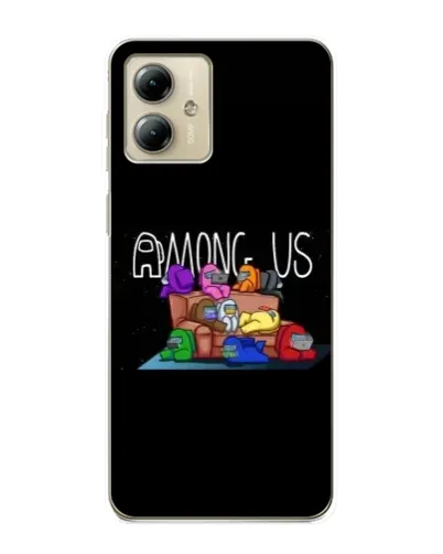 Чехол для Motorola MOTO G14 с картинкой «Логотип Among Us» Чехол для Motorola MOTO G14 с картинкой «Логотип Among Us»