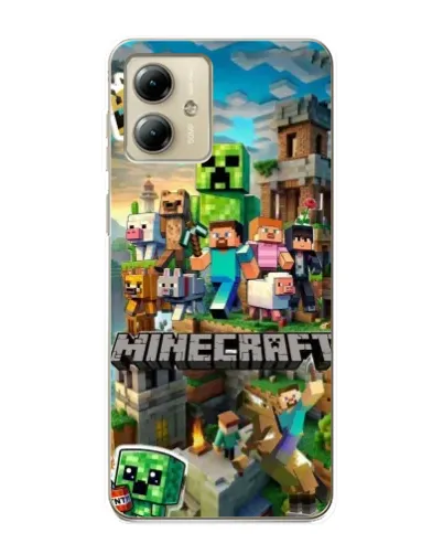 Чехол для Motorola MOTO G14 с картинкой «Замок Minecraft» Чехол для Motorola MOTO G14 с картинкой «Замок Minecraft»