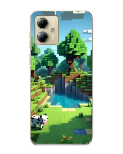 Чехол для Motorola MOTO G14 с картинкой «Minecraft летний день» Чехол для Motorola MOTO G14 с картинкой «Minecraft летний день»