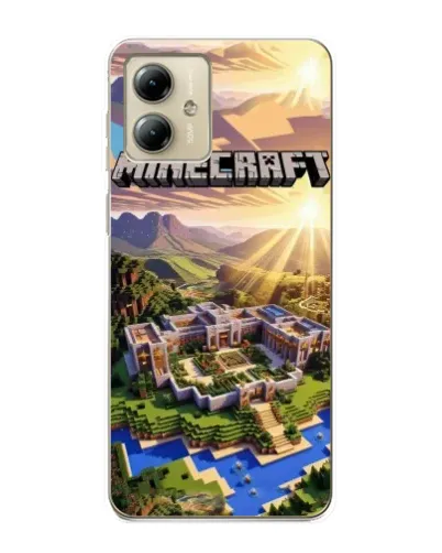 Чехол для Motorola MOTO G14 с картинкой «Minecraft панорама» Чехол для Motorola MOTO G14 с картинкой «Minecraft панорама»