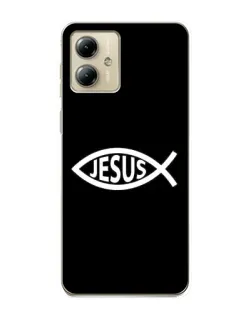 Чехол для Motorola MOTO G14 с картинкой «Классический Jesus»