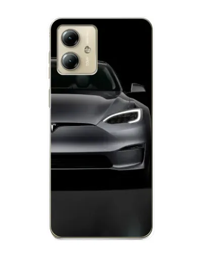 Чехол для Motorola MOTO G14 с картинкой «Tesla Model S Look» Чехол для Motorola MOTO G14 с картинкой «Tesla Model S Look»