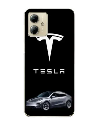 Чехол для Motorola MOTO G14 с картинкой «Tesla Model Y» Чехол для Motorola MOTO G14 с картинкой «Tesla Model Y»
