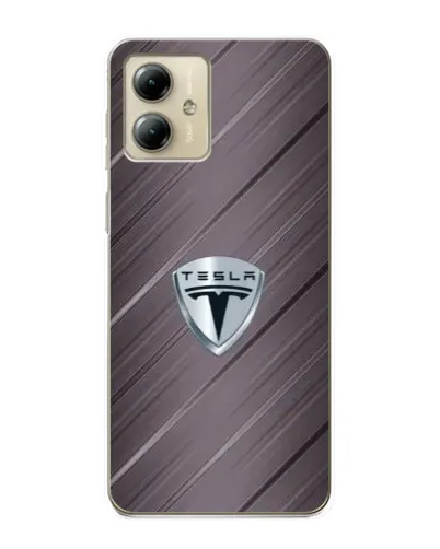 Чехол для Motorola MOTO G14 с картинкой «Металлическая текстура Tesla» Чехол для Motorola MOTO G14 с картинкой «Металлическая текстура Tesla»