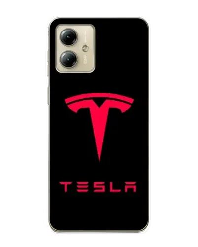 Чехол для Motorola MOTO G14 с картинкой «Tesla Red Logo» Чехол для Motorola MOTO G14 с картинкой «Tesla Red Logo»