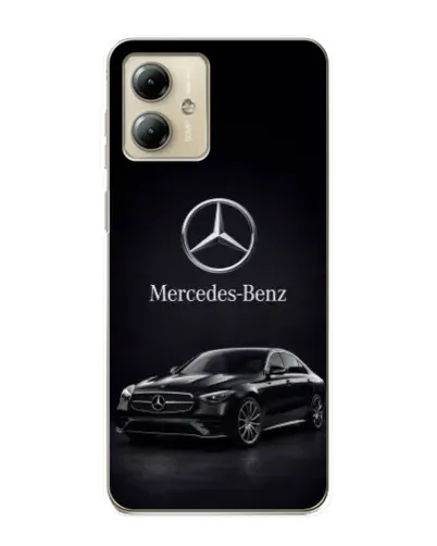 Чехол для Motorola MOTO G14 с картинкой «Mercedes — решетка радиатора» Чехол для Motorola MOTO G14 с картинкой «Mercedes — решетка радиатора»