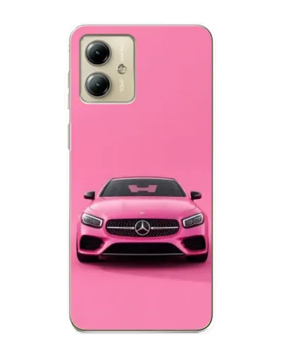 Чехол для Motorola MOTO G14 с картинкой «Розовый Mercedes AMG» Чехол для Motorola MOTO G14 с картинкой «Розовый Mercedes AMG»