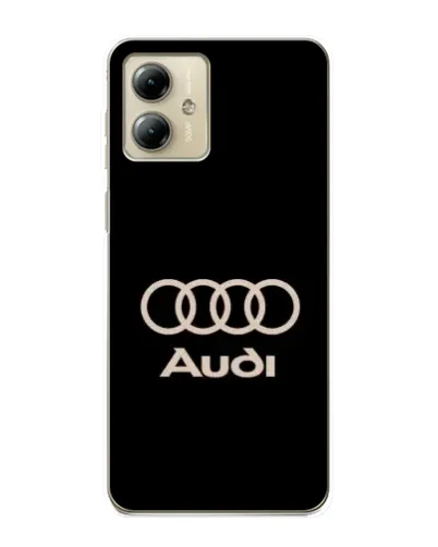 Чехол для Motorola MOTO G14 с картинкой «Audi — золотой логотип» Чехол для Motorola MOTO G14 с картинкой «Audi — золотой логотип»