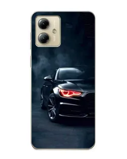 Чехол для Motorola MOTO G14 с картинкой «Audi — хищный взгляд»