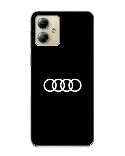 Чехол для Motorola MOTO G14 с картинкой «Audi White Logo» Чехол для Motorola MOTO G14 с картинкой «Audi White Logo»