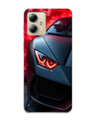 Чехол для Motorola MOTO G14 с картинкой «Lamborghini красное сияние» Чехол для Motorola MOTO G14 с картинкой «Lamborghini красное сияние»