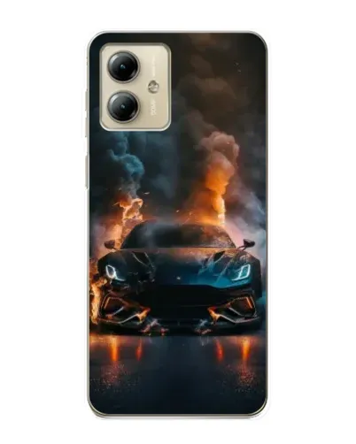 Чехол для Motorola MOTO G14 с картинкой «Lamborghini дымная эстетика» Чехол для Motorola MOTO G14 с картинкой «Lamborghini дымная эстетика»