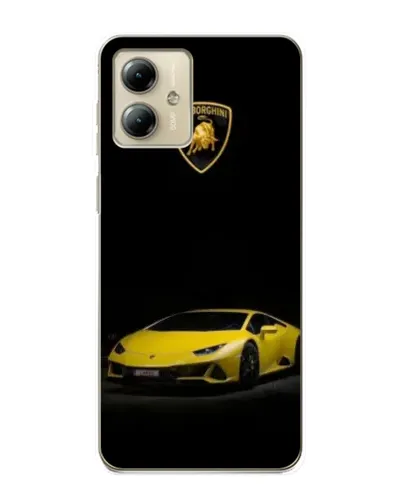 Чехол для Motorola MOTO G14 с картинкой «Lamborghini желтый акцент» Чехол для Motorola MOTO G14 с картинкой «Lamborghini желтый акцент»