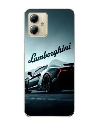 Чехол для Motorola MOTO G14 с картинкой «Классическая надпись Lamborghini» Чехол для Motorola MOTO G14 с картинкой «Классическая надпись Lamborghini»