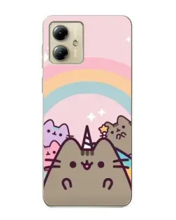 Чехол для Motorola MOTO G14 с картинкой «Единорог Pusheen» Чехол для Motorola MOTO G14 с картинкой «Единорог Pusheen»