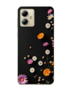 Чехол для Motorola MOTO G14 с картинкой «Цветочная композиция»