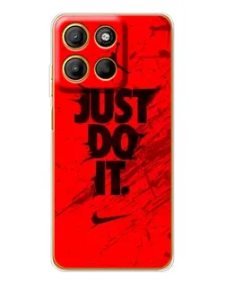 Чехол для Motorola Moto G15 Power с картинкой «Nike Just Do It»