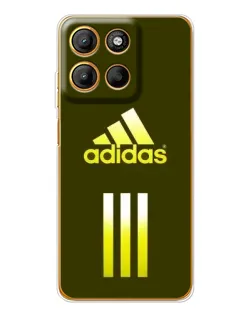 Чехол для Motorola Moto G15 Power с картинкой «Оливковый градиент Adidas»