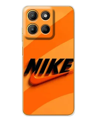 Чехол для Motorola Moto G15 Power с картинкой «Оранжевый драйв Nike» Чехол для Motorola Moto G15 Power с картинкой «Оранжевый драйв Nike»