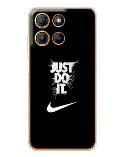Чехол для Motorola Moto G15 Power с картинкой «Текстовый принт Nike» Чехол для Motorola Moto G15 Power с картинкой «Текстовый принт Nike»