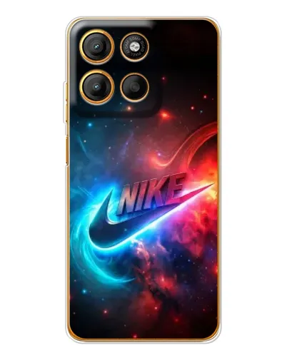 Чехол для Motorola Moto G15 Power с картинкой «Огненный логотип Nike» Чехол для Motorola Moto G15 Power с картинкой «Огненный логотип Nike»