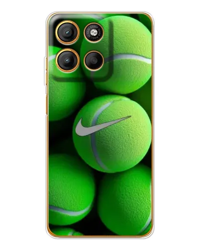 Чехол для Motorola Moto G15 Power с картинкой «Теннисные мячи Найк» Чехол для Motorola Moto G15 Power с картинкой «Теннисные мячи Найк»