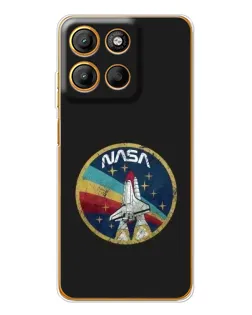 Чехол для Motorola Moto G15 Power с картинкой «NASA — эмблема миссии» Чехол для Motorola Moto G15 Power с картинкой «NASA — эмблема миссии»