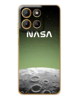 Чехол для Motorola Moto G15 Power с картинкой «NASA — лунный градиент» Чехол для Motorola Moto G15 Power с картинкой «NASA — лунный градиент»