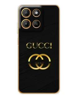 Чехол для Motorola Moto G15 Power с картинкой «Золотой логотип Gucci» Чехол для Motorola Moto G15 Power с картинкой «Золотой логотип Gucci»