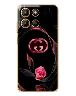 Чехол для Motorola Moto G15 Power с картинкой «Gucci — неоновая роза» Чехол для Motorola Moto G15 Power с картинкой «Gucci — неоновая роза»