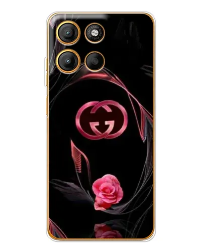 Чехол для Motorola Moto G15 Power с картинкой «Gucci — неоновая роза» Чехол для Motorola Moto G15 Power с картинкой «Gucci — неоновая роза»