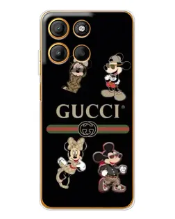 Чехол для Motorola Moto G15 Power с картинкой «Gucci — герои Disney и монограмма» Чехол для Motorola Moto G15 Power с картинкой «Gucci — герои Disney и монограмма»