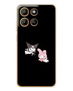 Чехол для Motorola Moto G15 Power с картинкой «My Melody и Kuromi» Чехол для Motorola Moto G15 Power с картинкой «My Melody и Kuromi»