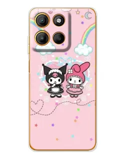 Чехол для Motorola Moto G15 Power с картинкой «My Melody и Kuromi» Чехол для Motorola Moto G15 Power с картинкой «My Melody и Kuromi»