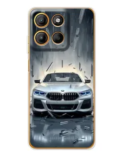Чехол для Motorola Moto G15 Power с картинкой «BMW в свете фар» Чехол для Motorola Moto G15 Power с картинкой «BMW в свете фар»