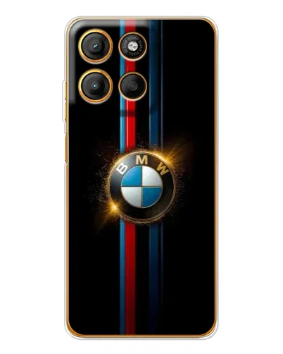 Чехол для Motorola Moto G15 Power с картинкой «BMW M-Power неон»