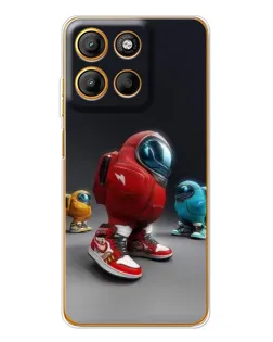 Чехол для Motorola Moto G15 Power с картинкой «Among Us — 3D стиль»
