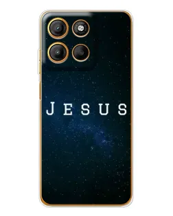 Чехол для Motorola Moto G15 Power с картинкой «Звездное небо Jesus»