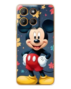 Чехол для Motorola Moto G15 Power с картинкой «Осенний Mickey Mouse»