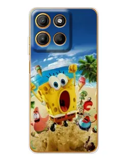 Чехол для Motorola Moto G15 Power с картинкой «Развлечения на пляже»