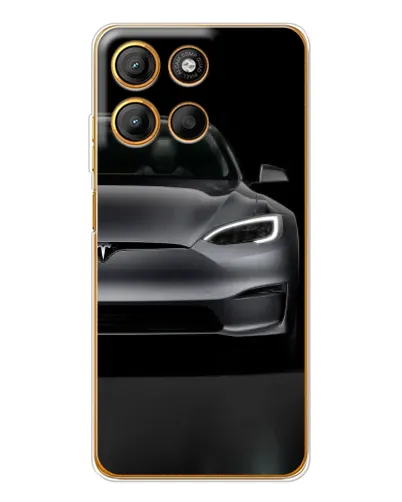 Чехол для Motorola Moto G15 Power с картинкой «Tesla Model S Look» Чехол для Motorola Moto G15 Power с картинкой «Tesla Model S Look»
